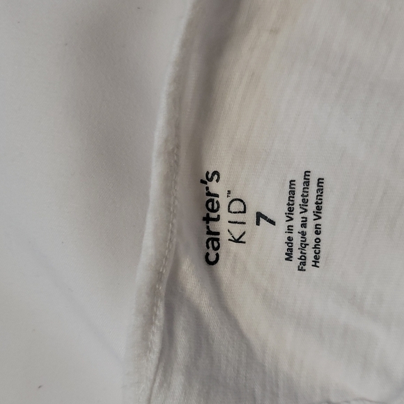 Carter's Size 7 Changing Sequins Ice Cream Tank Top White - Picture 7 of 7